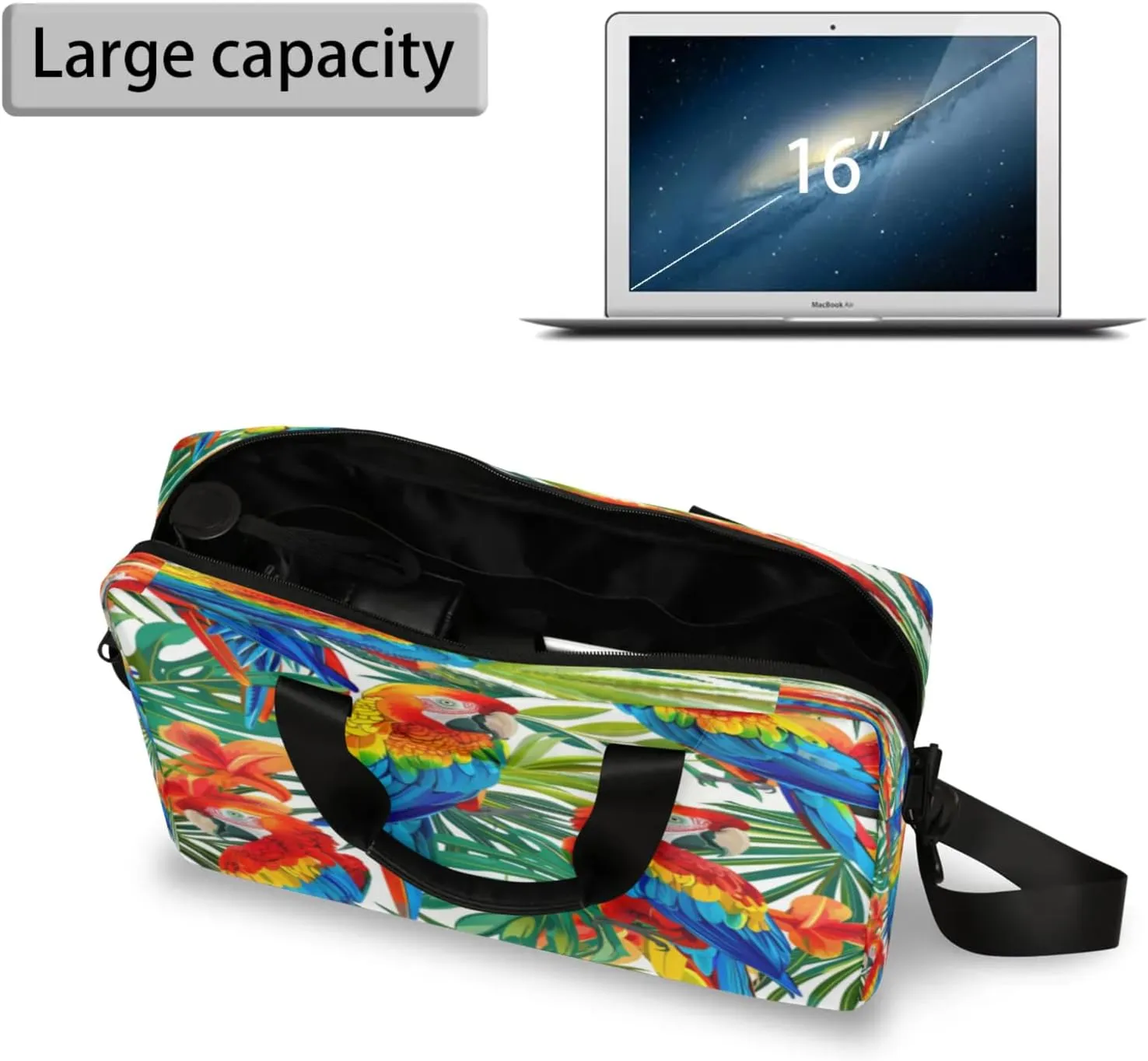 Laptop Shoulder Bag Compatible with Handle, Messenger Shoulder Case for Laptop or Tablet, Laptop Carrying Case