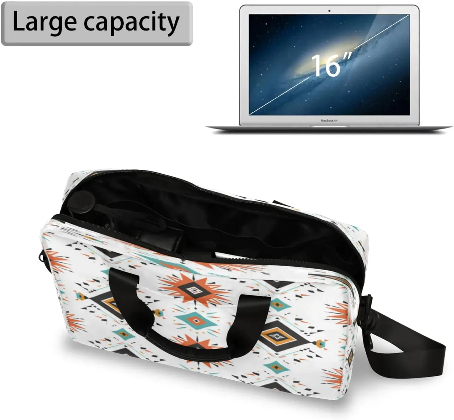 Laptop Shoulder Bag Compatible with Handle, Messenger Shoulder Case for Laptop or Tablet, Laptop Carrying Case