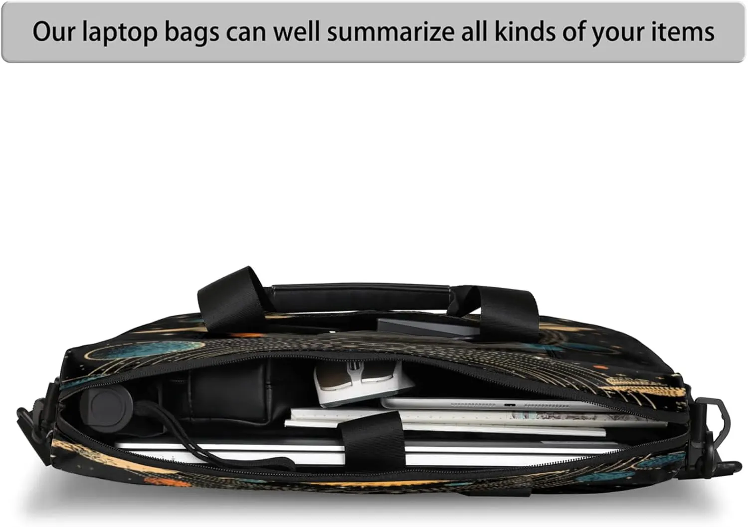 Laptop Shoulder Bag Compatible with Handle, Messenger Shoulder Case for Laptop or Tablet, Laptop Carrying Case