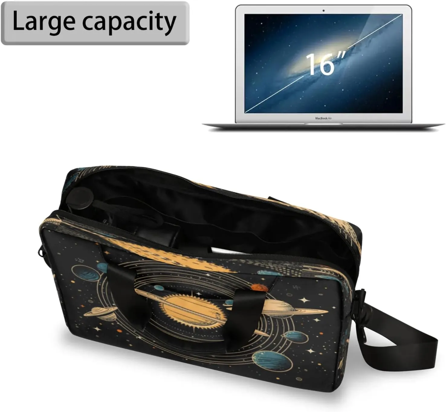 Laptop Shoulder Bag Compatible with Handle, Messenger Shoulder Case for Laptop or Tablet, Laptop Carrying Case