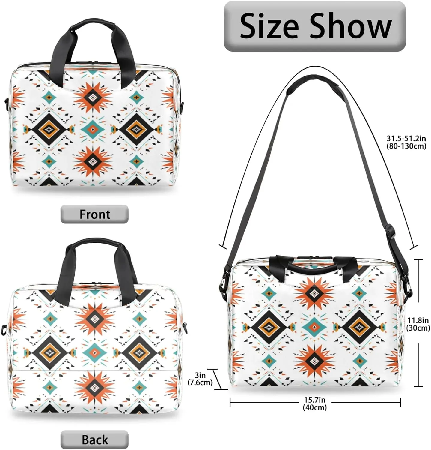 Laptop Shoulder Bag Compatible with Handle, Messenger Shoulder Case for Laptop or Tablet, Laptop Carrying Case