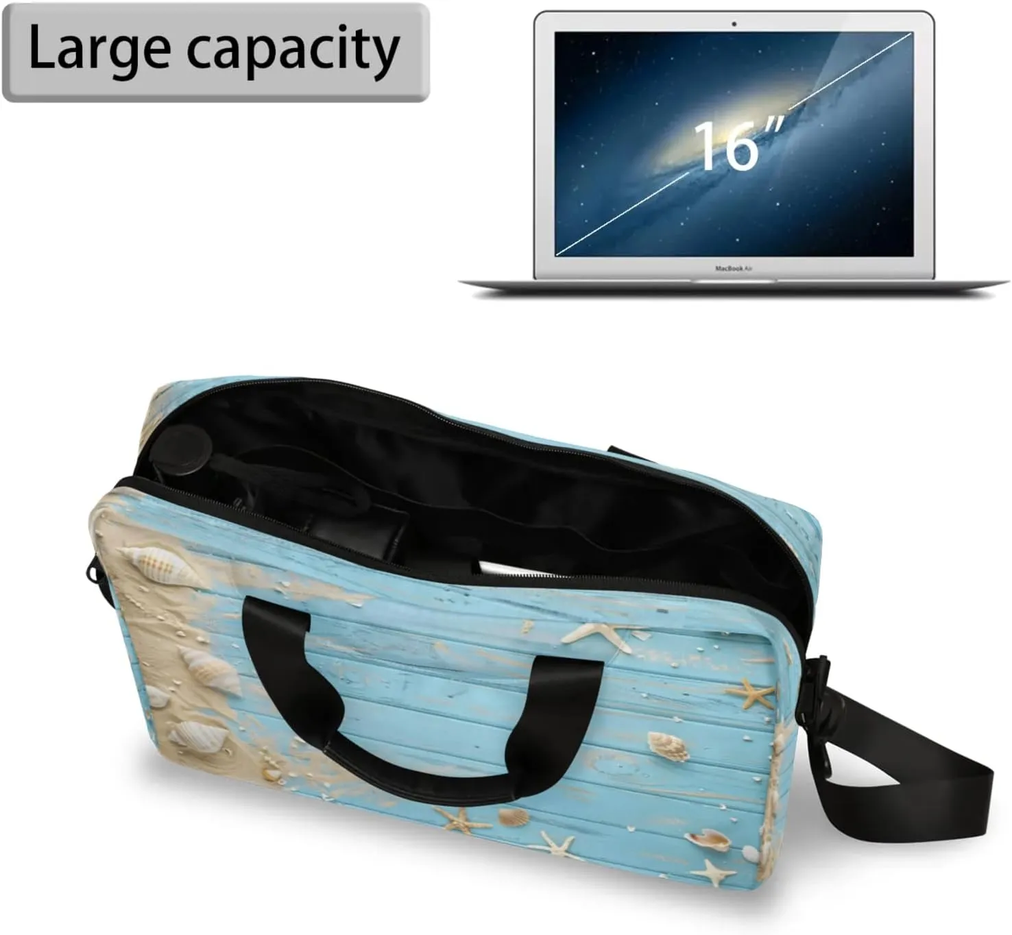 Laptop Shoulder Bag Compatible with Handle, Messenger Shoulder Case for Laptop or Tablet, Laptop Carrying Case