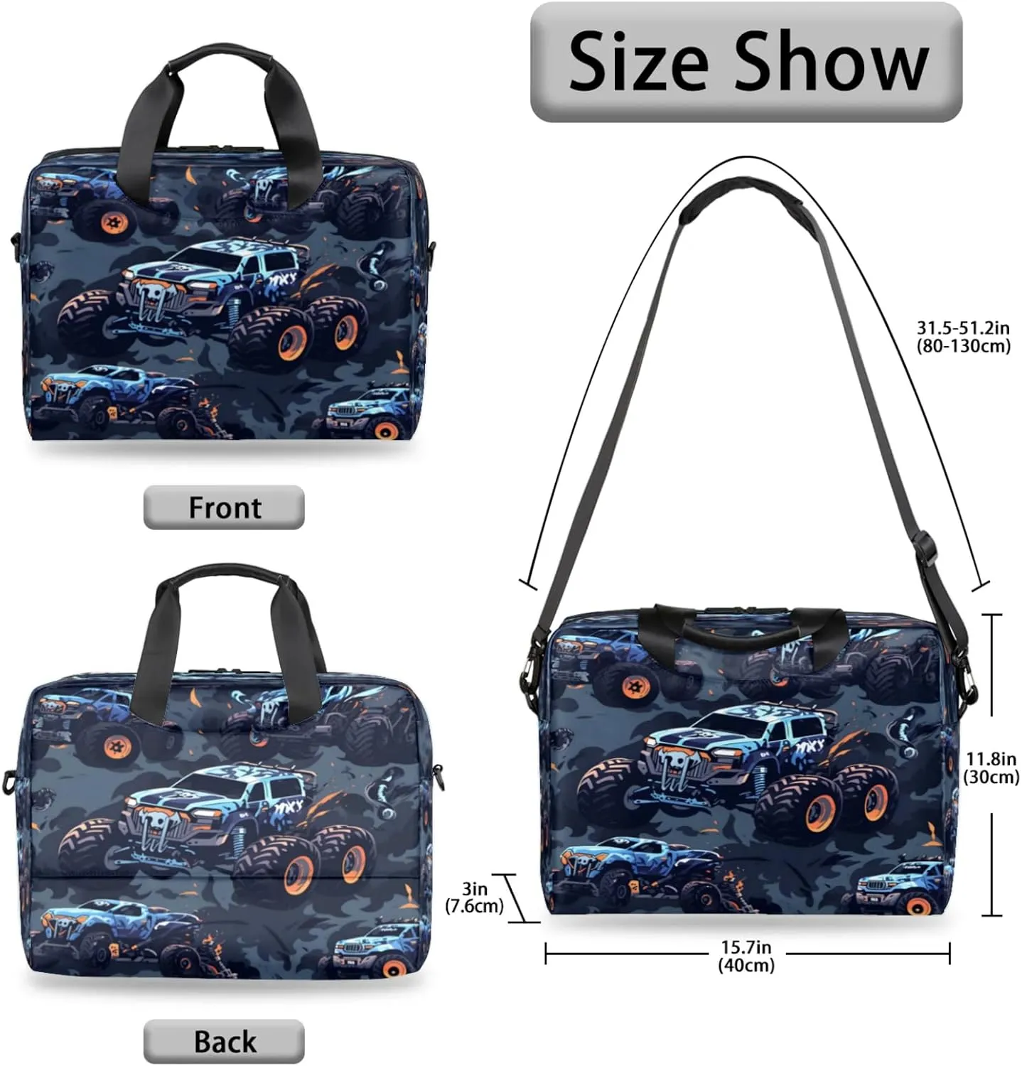 Laptop Shoulder Bag Compatible with Handle, Messenger Shoulder Case for Tablet, Laptop Carrying Case