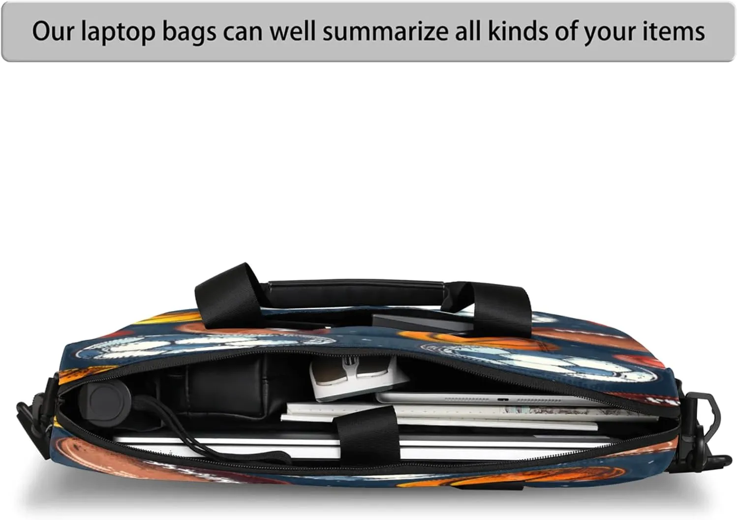 Laptop Shoulder Bag Compatible with Handle, Messenger Shoulder Case for Tablet, Laptop Carrying Case