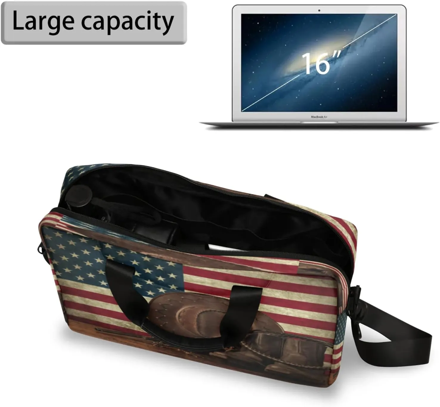 Laptop Shoulder Bag Compatible with Handle, Messenger Shoulder Case for Tablet, Laptop Carrying Case