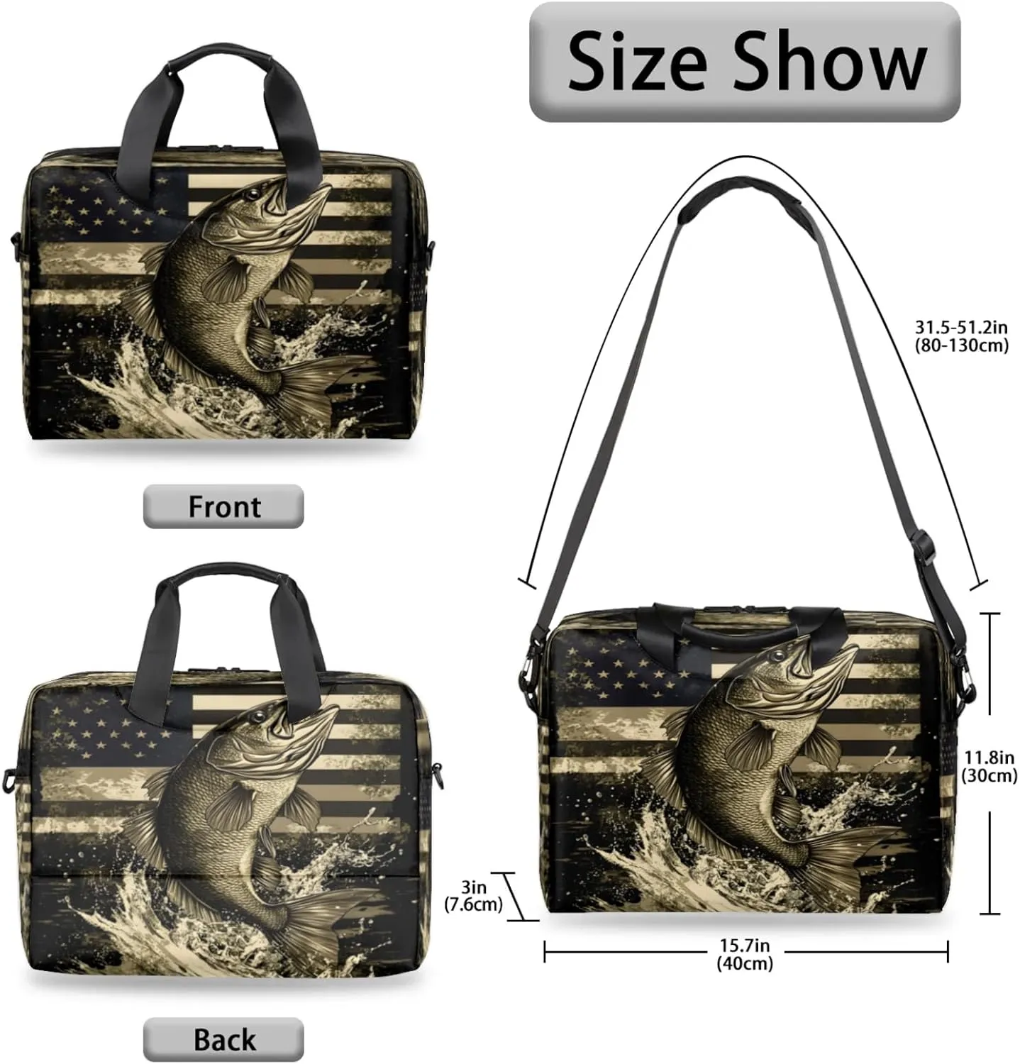 Laptop Shoulder Bag Compatible with Handle, Messenger Shoulder Case for Tablet, Laptop Carrying Case