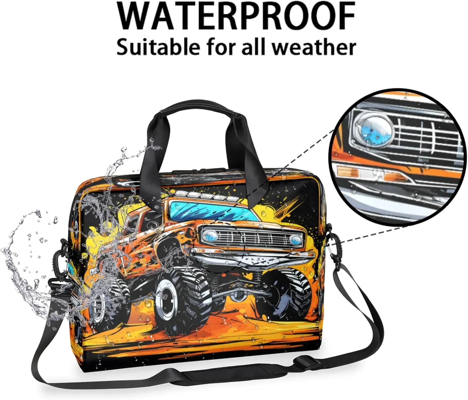 Laptop Shoulder Bag Compatible with Handle, Messenger Shoulder Case for Tablet, Laptop Carrying Case