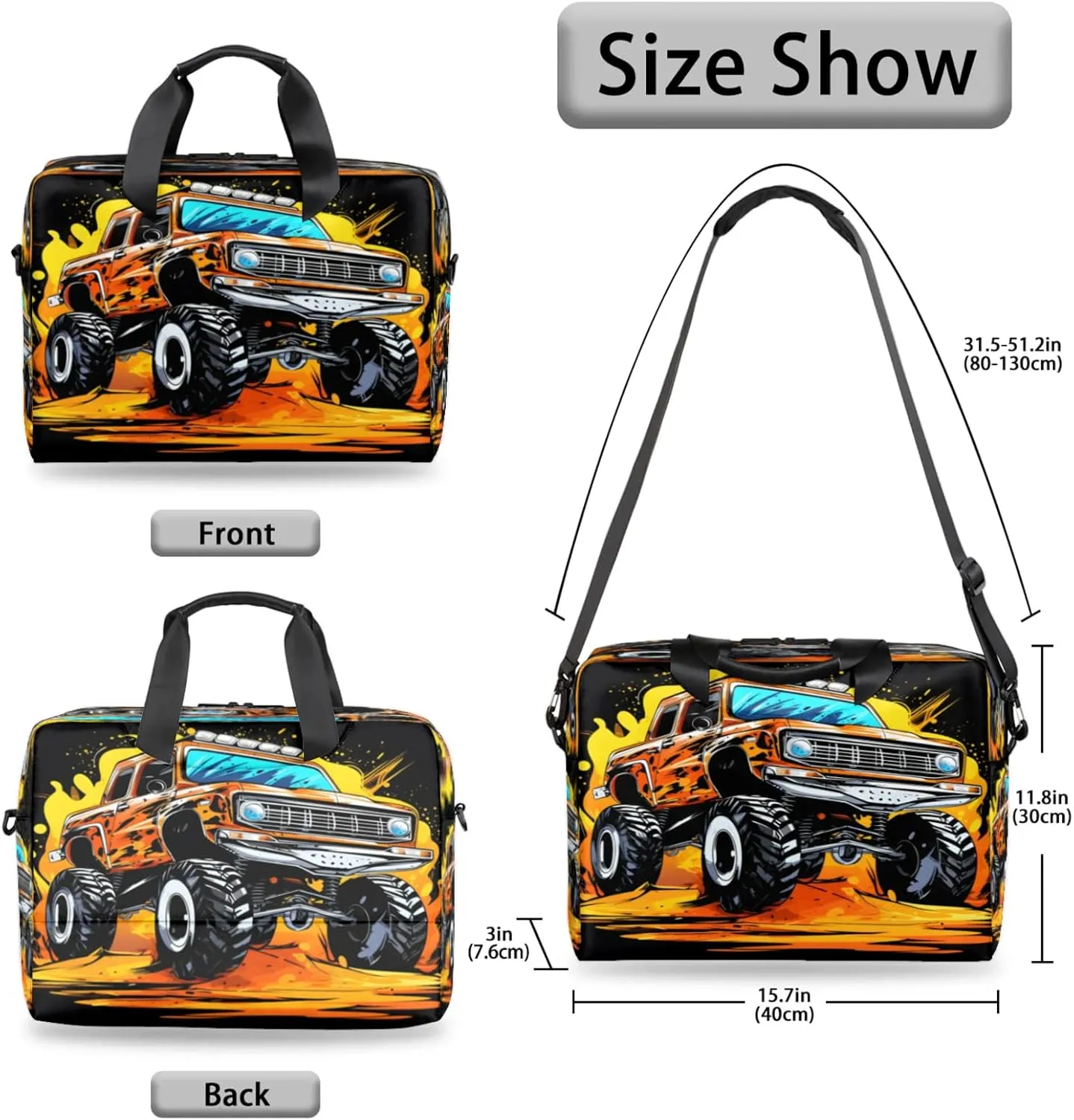 Laptop Shoulder Bag Compatible with Handle, Messenger Shoulder Case for Tablet, Laptop Carrying Case