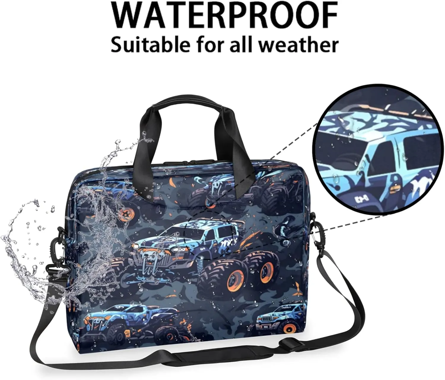 Laptop Shoulder Bag Compatible with Handle, Messenger Shoulder Case for Tablet, Laptop Carrying Case