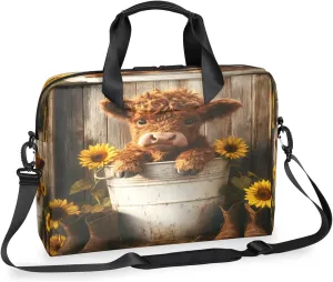 Laptop Shoulder Bag Compatible with Handle, Messenger Shoulder Case for Tablet, Laptop Carrying Case
