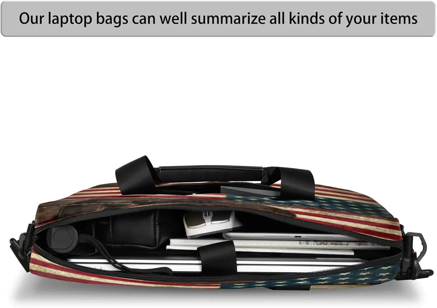Laptop Shoulder Bag Compatible with Handle, Messenger Shoulder Case for Tablet, Laptop Carrying Case