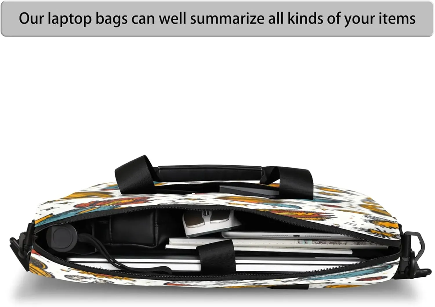 Laptop Shoulder Bag Compatible with Handle, Messenger Shoulder Case for Tablet, Laptop Carrying Case