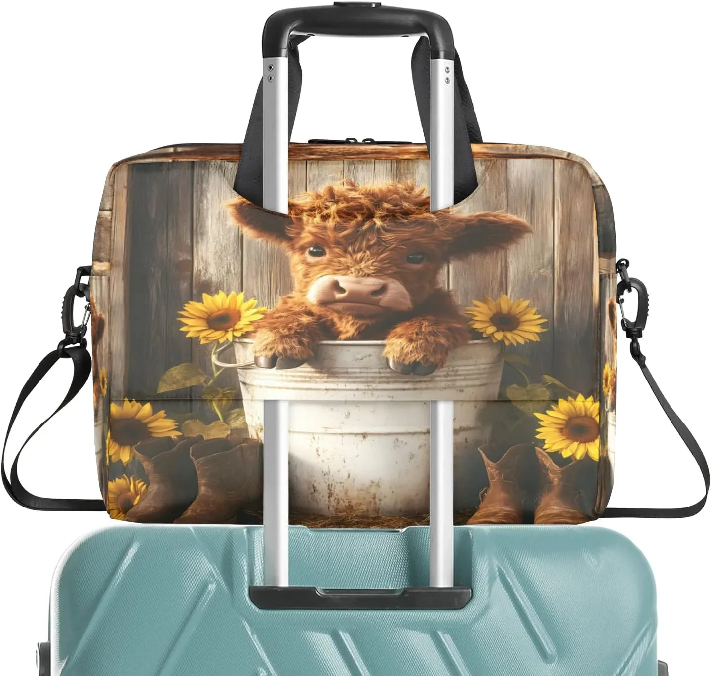 Laptop Shoulder Bag Compatible with Handle, Messenger Shoulder Case for Tablet, Laptop Carrying Case
