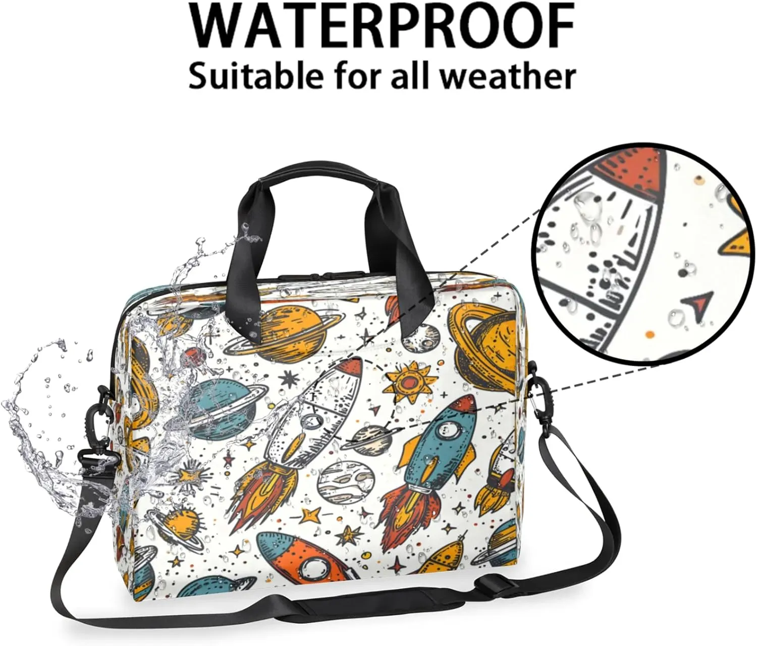 Laptop Shoulder Bag Compatible with Handle, Messenger Shoulder Case for Tablet, Laptop Carrying Case