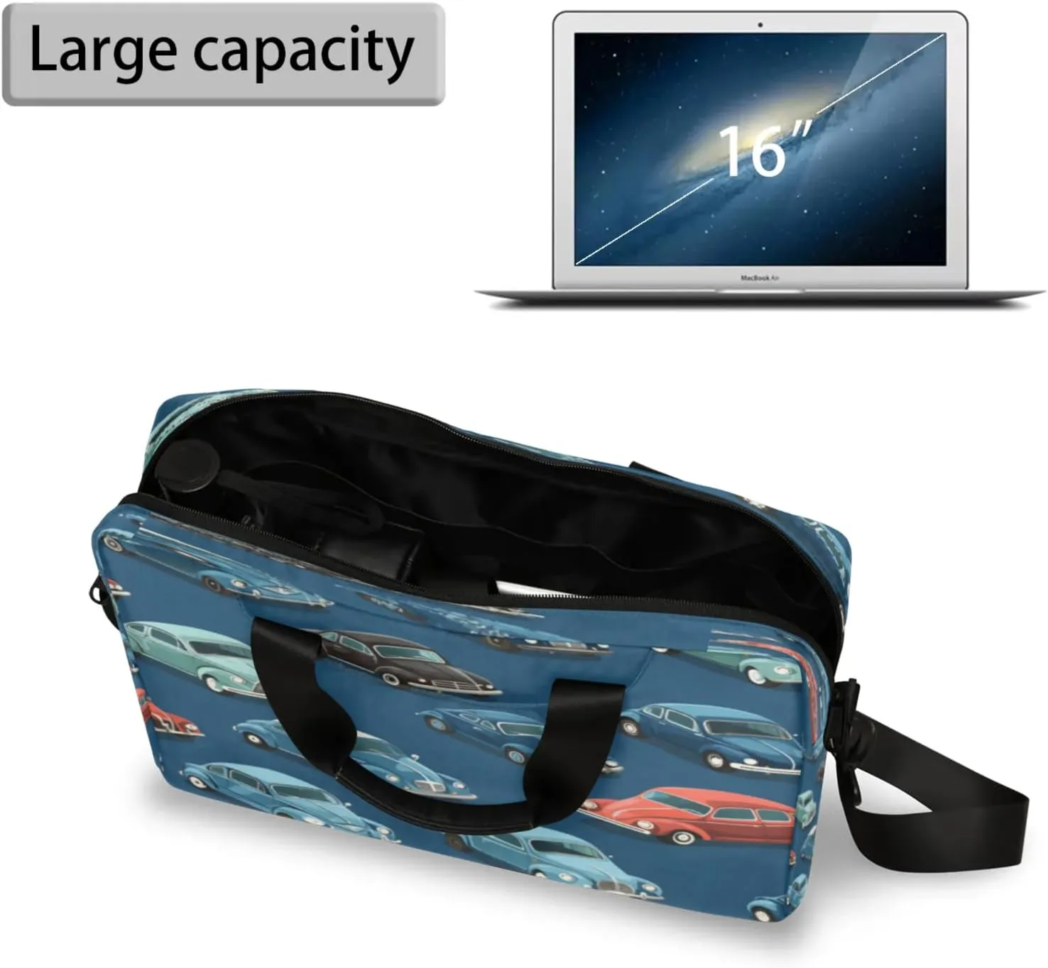 Laptop Shoulder Bag Compatible with Handle, Messenger Shoulder Case for Tablet, Laptop Carrying Case