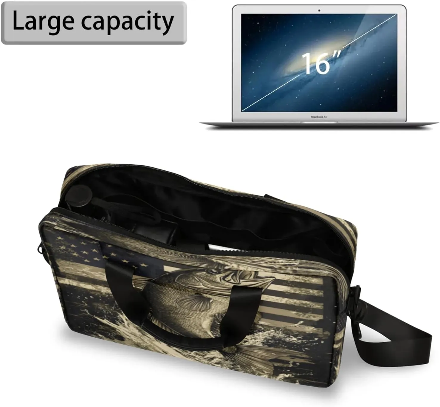Laptop Shoulder Bag Compatible with Handle, Messenger Shoulder Case for Tablet, Laptop Carrying Case