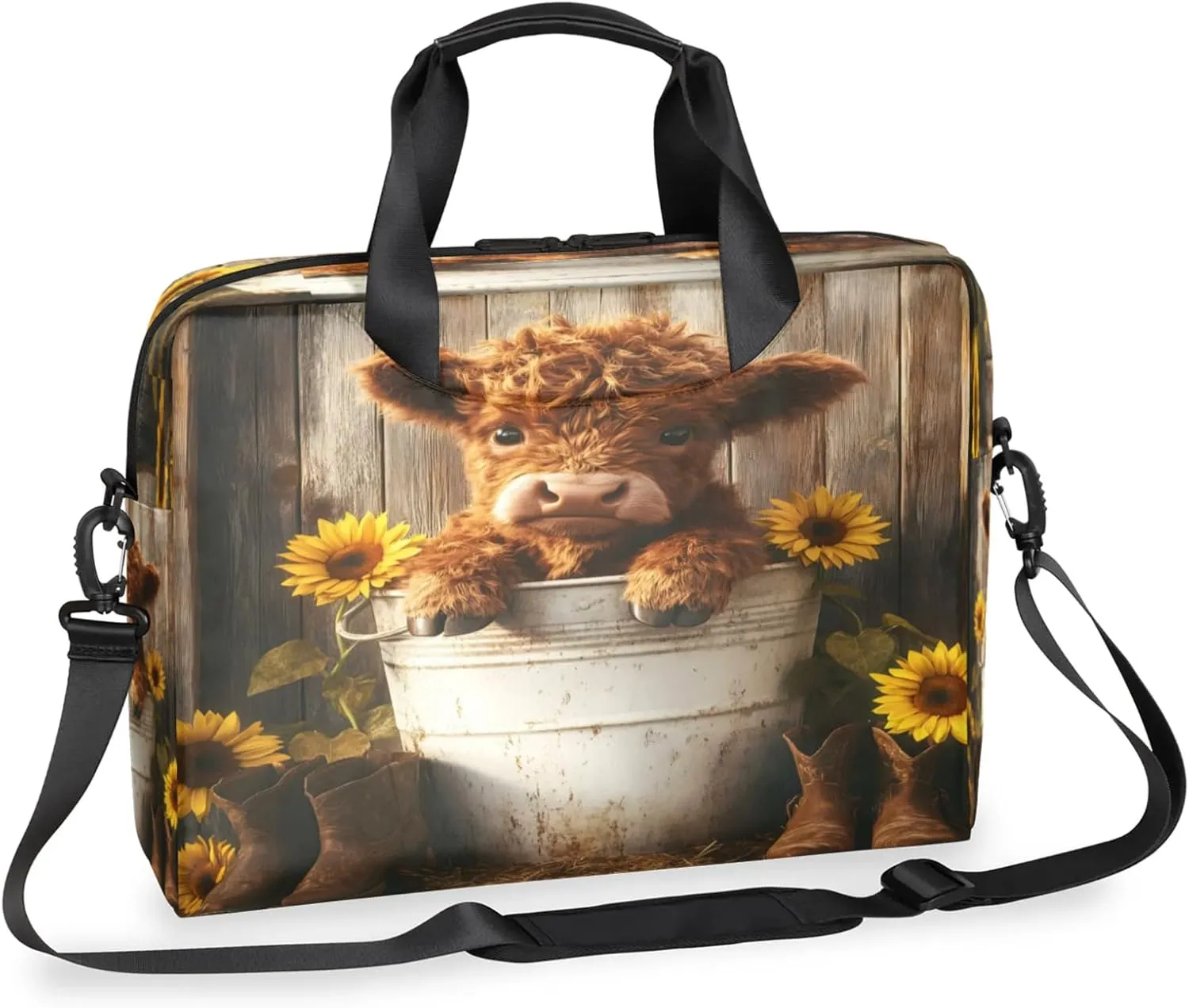Laptop Shoulder Bag Compatible with Handle, Messenger Shoulder Case for Tablet, Laptop Carrying Case