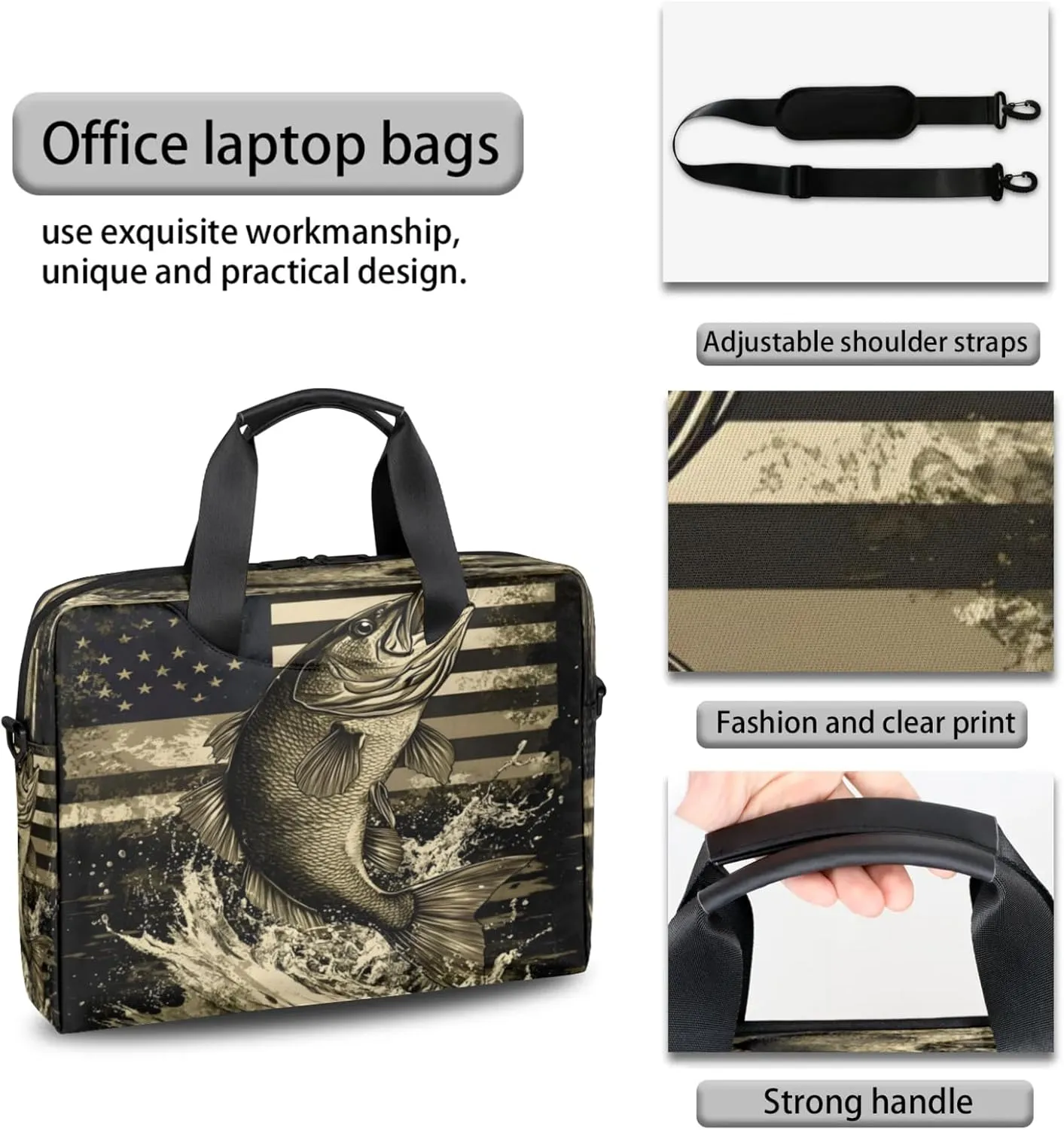 Laptop Shoulder Bag Compatible with Handle, Messenger Shoulder Case for Tablet, Laptop Carrying Case