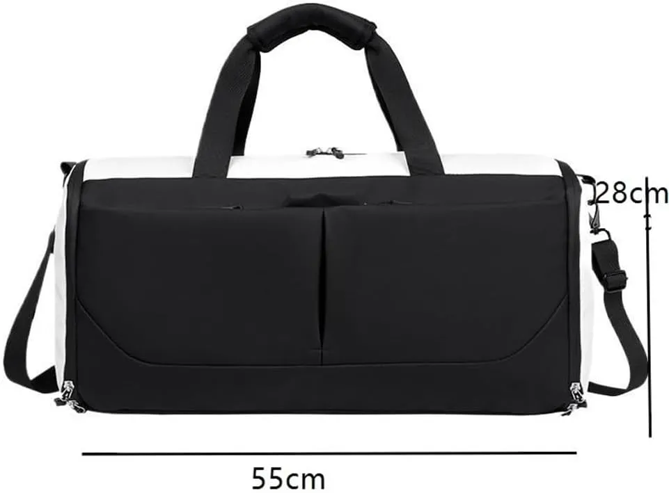 Large Capacity Men's Travel Handbags Spacious Travel Handbags Men's Holiday Handbags Multi-functional Men's Sports Bag Outdoor Travel Tote Bag Suitable For Travelling Business Trips And Sports Etc(Lig