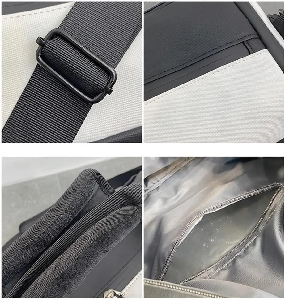 Large Capacity Men's Travel Handbags Spacious Travel Handbags Men's Holiday Handbags Multi-functional Men's Sports Bag Outdoor Travel Tote Bag Suitable For Travelling Business Trips And Sports Etc(Lig