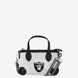 Las Vegas Raiders Big Logo Clear Crossbody Mini Purse