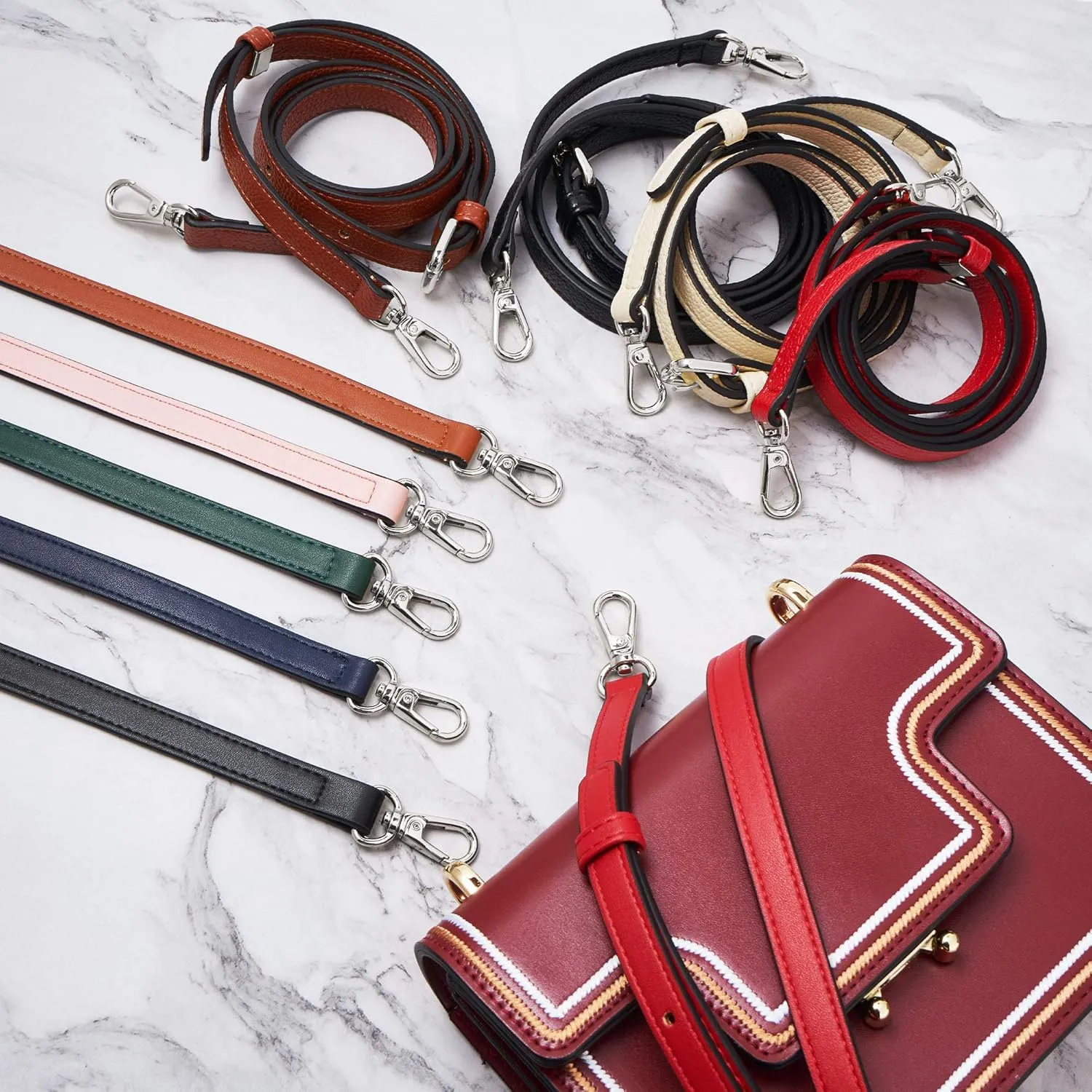Leather Adjustable Replacement Strap Shoulder Bag Cross Body Bag Purse Handbag For Women, 43-51 Inch