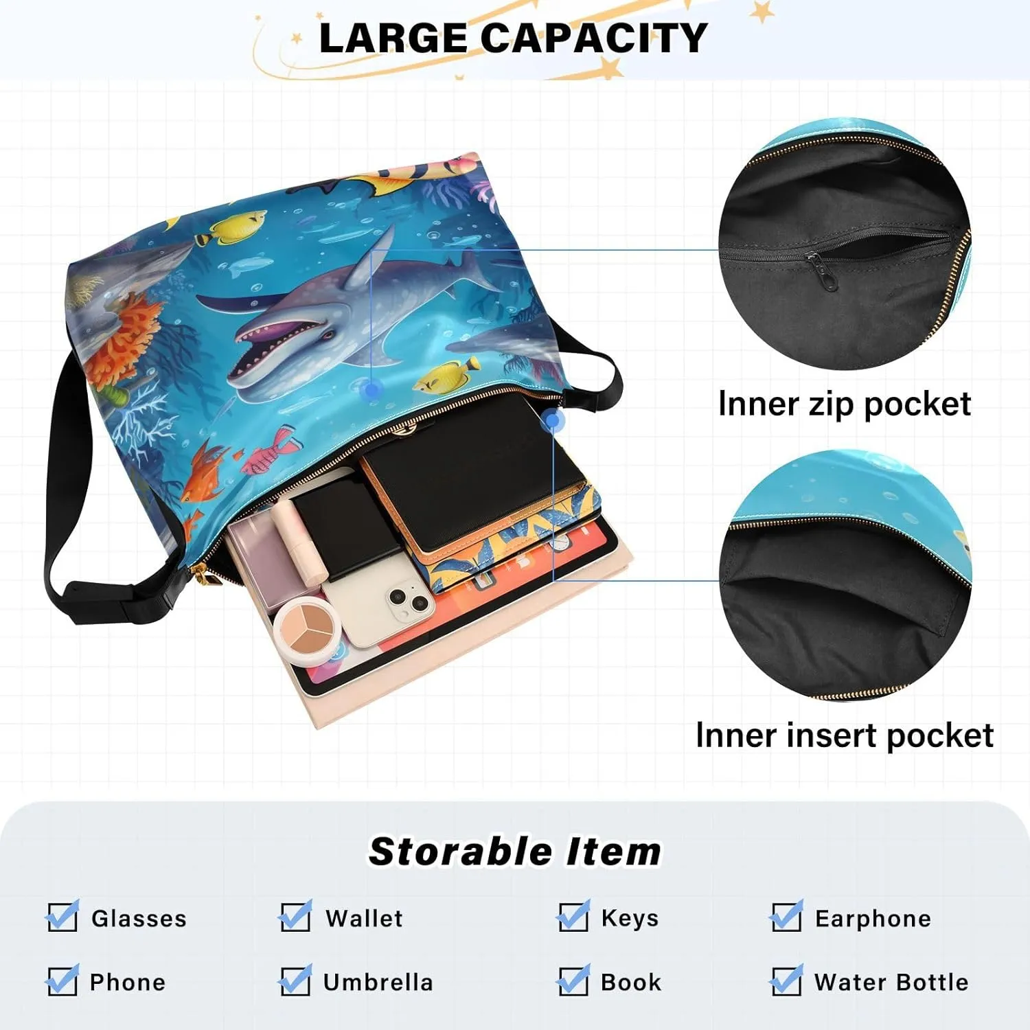 Leather Crossbody Bag for Women,Leather Crossbody Purse Leather Tote Bag Lady Shoulder Bag