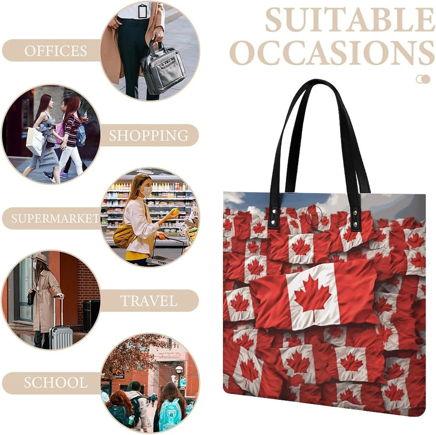 Leather Handbag for Women Tote Bag with Magnetic Buckle Angel with Blue Wings Crossbody Bag Shoulder Bags