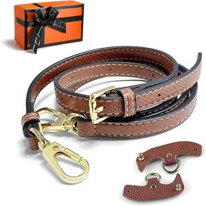 Leather Longchamp Strap Kit,Suitable For Longchamp Mini Bag Shoulder Strap,Genuine Leather Handbag Crossbody Bag Shoulder Strap,Adjustable Women'S Crossbody Bag Replacement Shoulder Strap