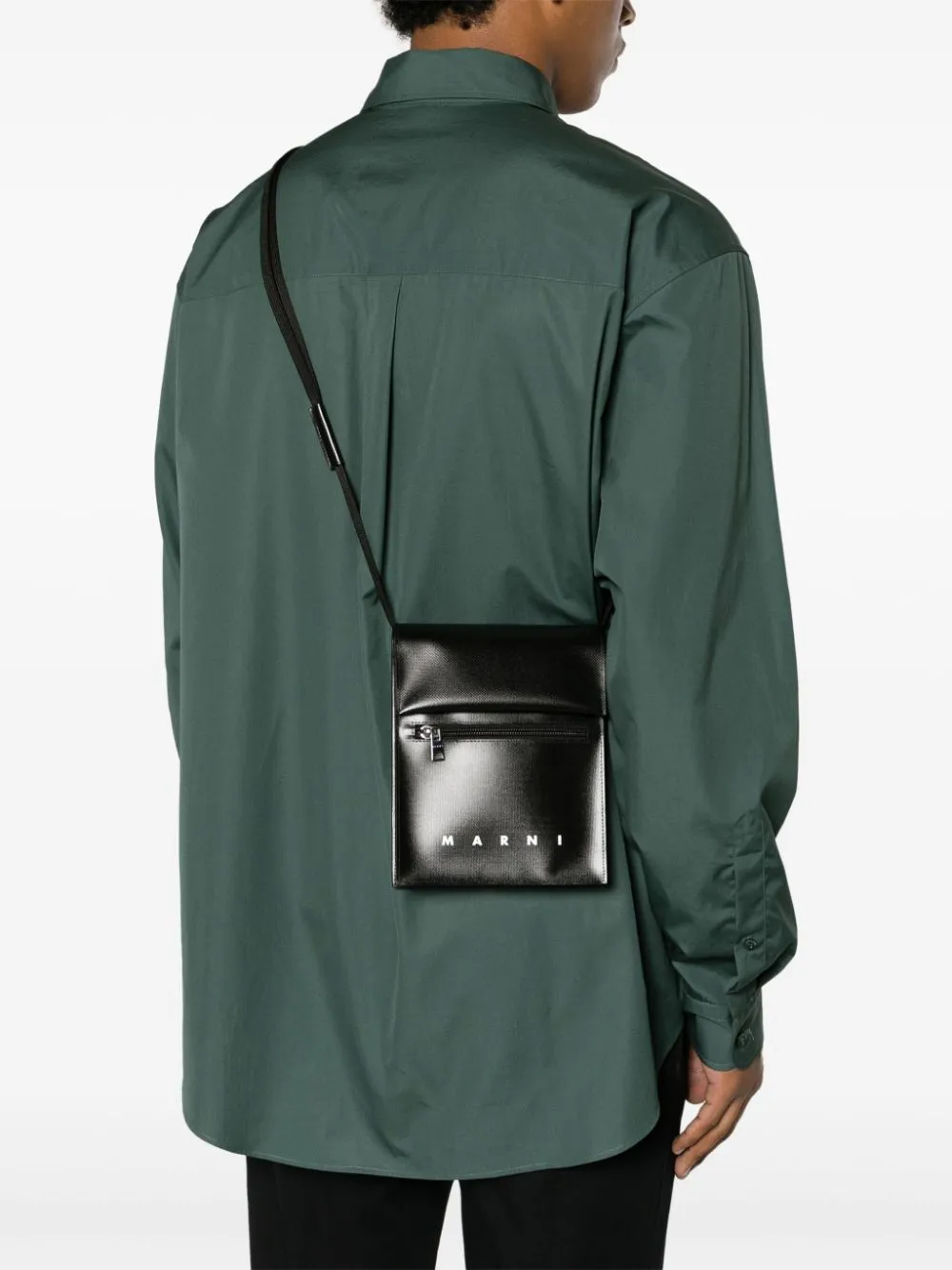 Leather mini crossbody bag