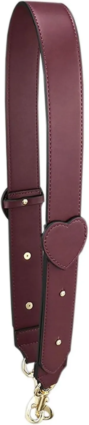 Leather Purse Crossbody Strap Heart Solid Color Replacement Strap Crossbody Bags Shoulder Bags Accessories Long 97cm