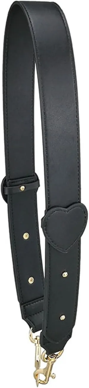 Leather Purse Crossbody Strap Heart Solid Color Replacement Strap Crossbody Bags Shoulder Bags Accessories Long 97cm