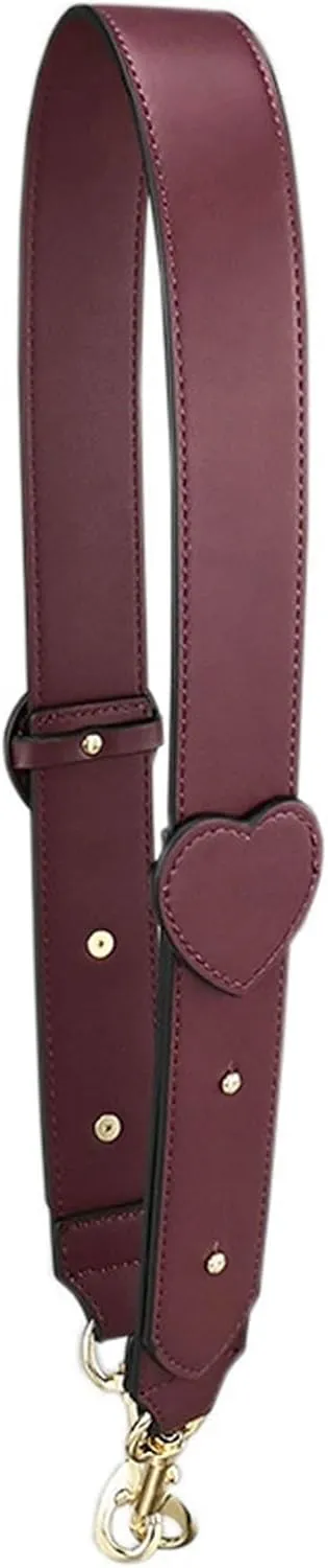 Leather Purse Crossbody Strap Heart Solid Color Replacement Strap Crossbody Bags Shoulder Bags Accessories Long 97cm