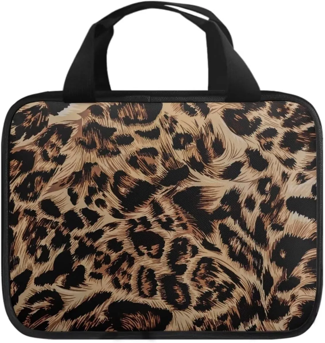 Leopard Print Bible Crossbody Bag for Women,Personalized Bible Cover Floral Bible Bag Bible Carrying Case,Stylish Bible Protective Case Bible Study Bag with Handle,Gift for Women Girls