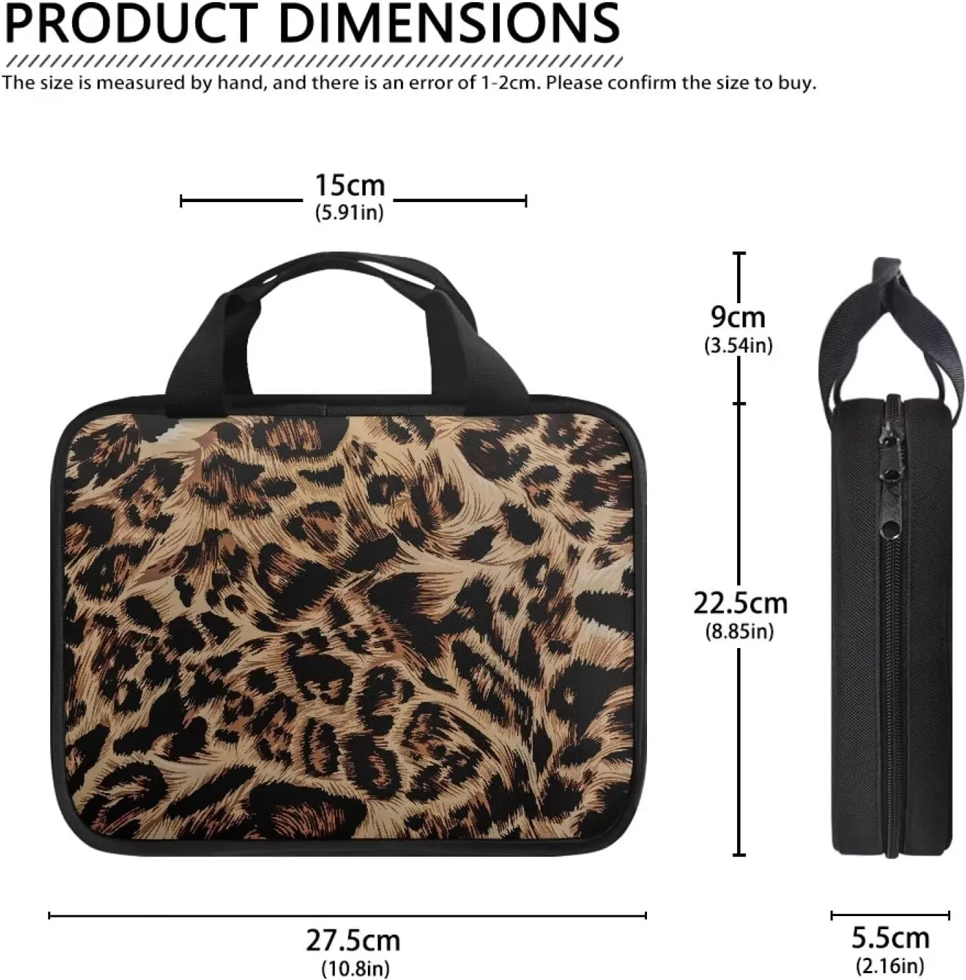 Leopard Print Bible Crossbody Bag for Women,Personalized Bible Cover Floral Bible Bag Bible Carrying Case,Stylish Bible Protective Case Bible Study Bag with Handle,Gift for Women Girls
