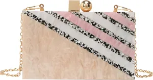 LETODE Acrylic Clutch Purses for Women Evening Clutch Bag Purse Handbag Wedding Party Cocktail