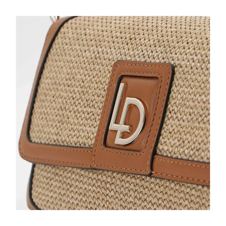 Lodi Love Lisboa Baguette Camel/ Raffia
