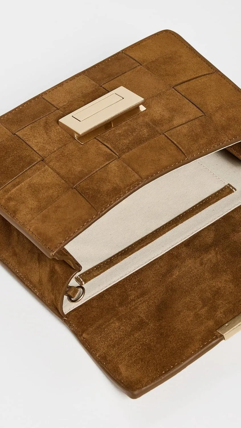 Loeffler Randall Women's Delphine Leather Clutch