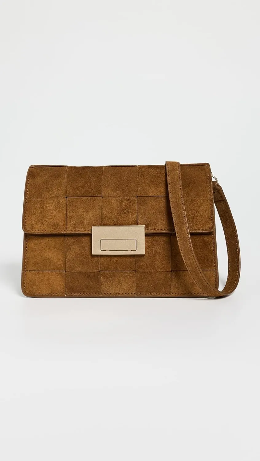 Loeffler Randall Women's Delphine Leather Clutch
