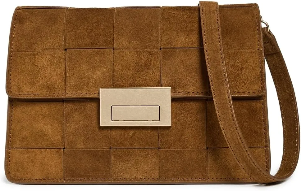 Loeffler Randall Women's Delphine Leather Clutch