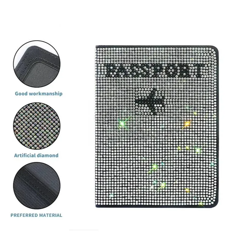 Lottie | Glittering Passport Holder & Luggage Tag Set