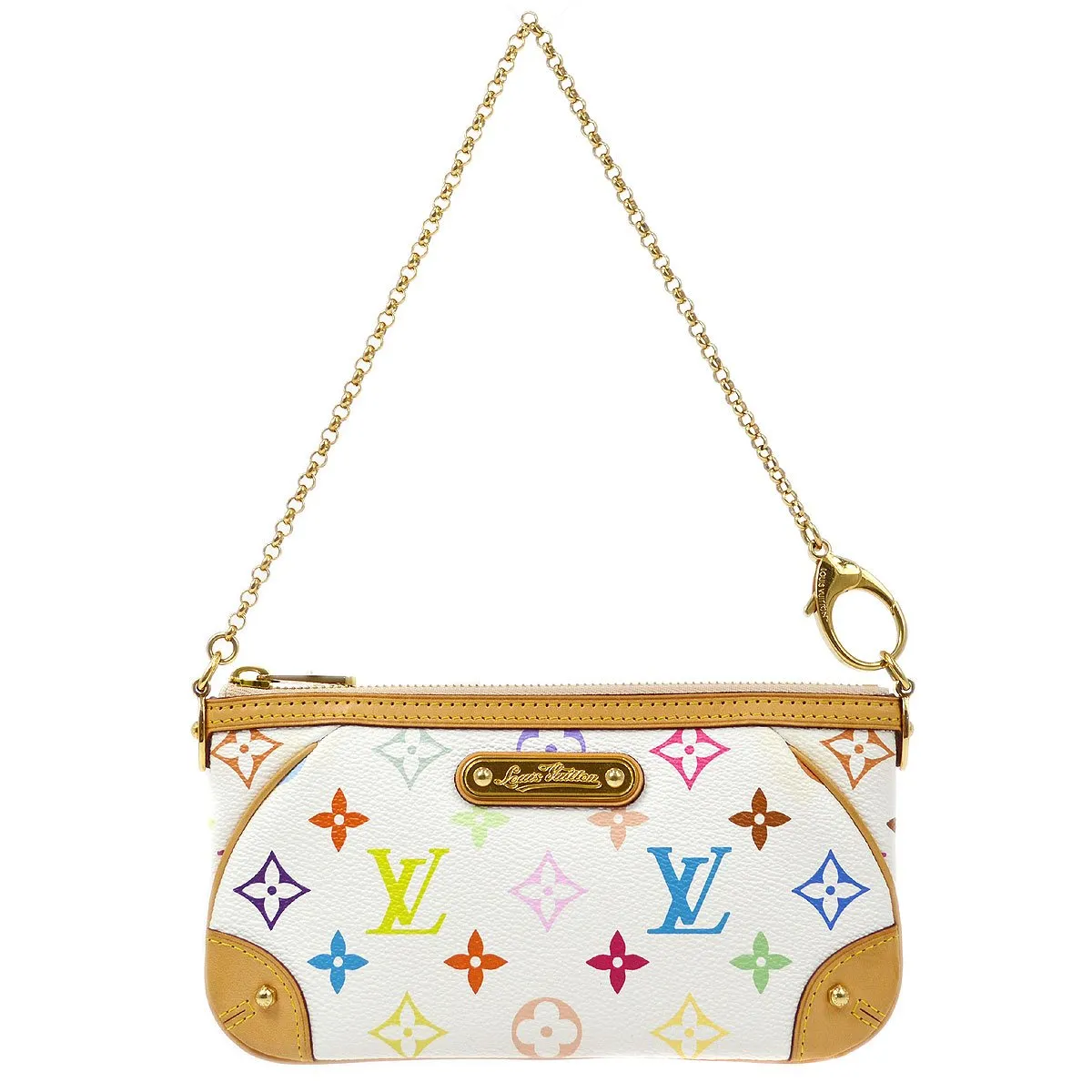LOUIS Artistic MILLA MM MULTICOLOR POCHETTE 81097 VUITTON★ M60096 MONOGRAM Smart design