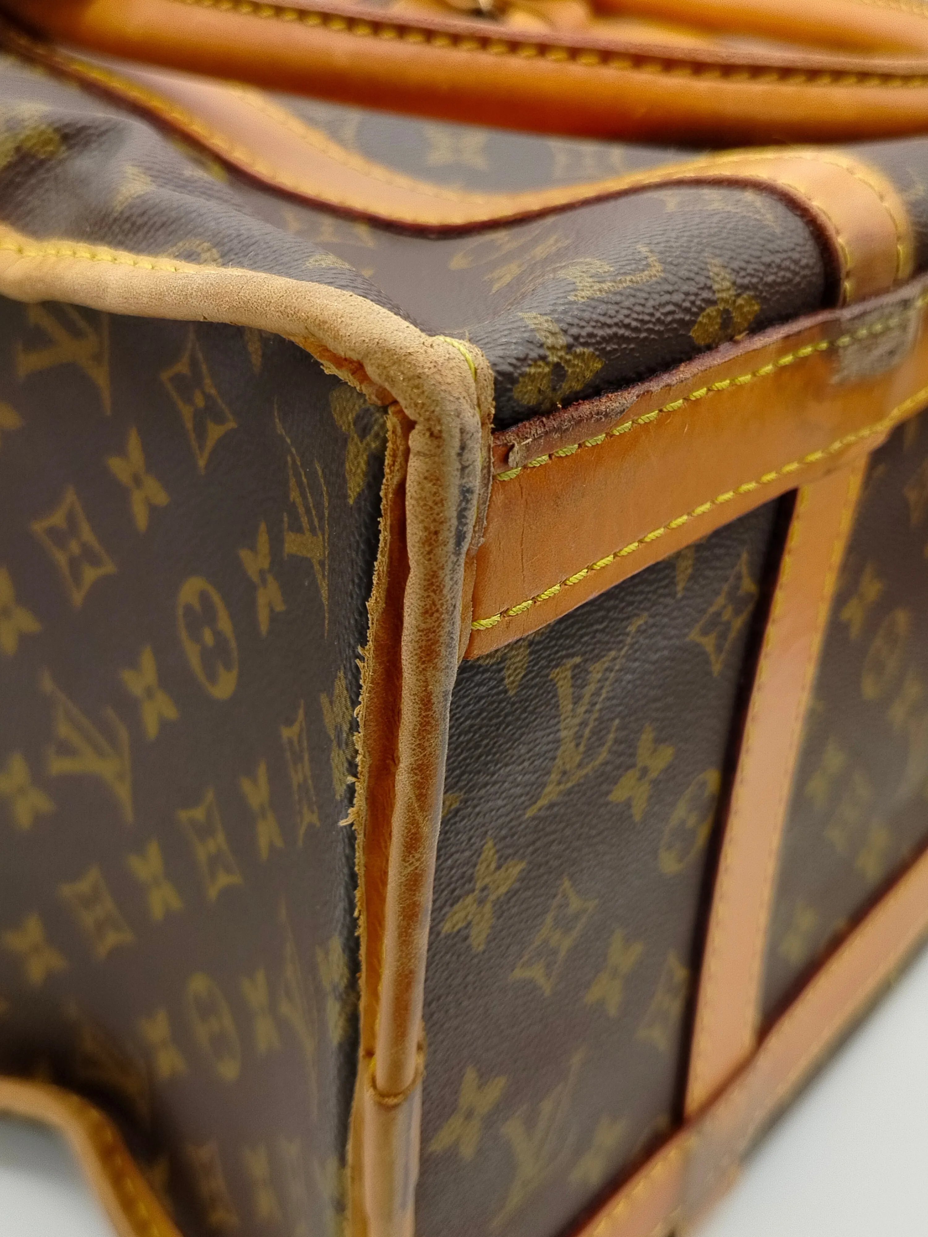 Louis Vuitton 50 Monogram Dog Carrier - '80s
