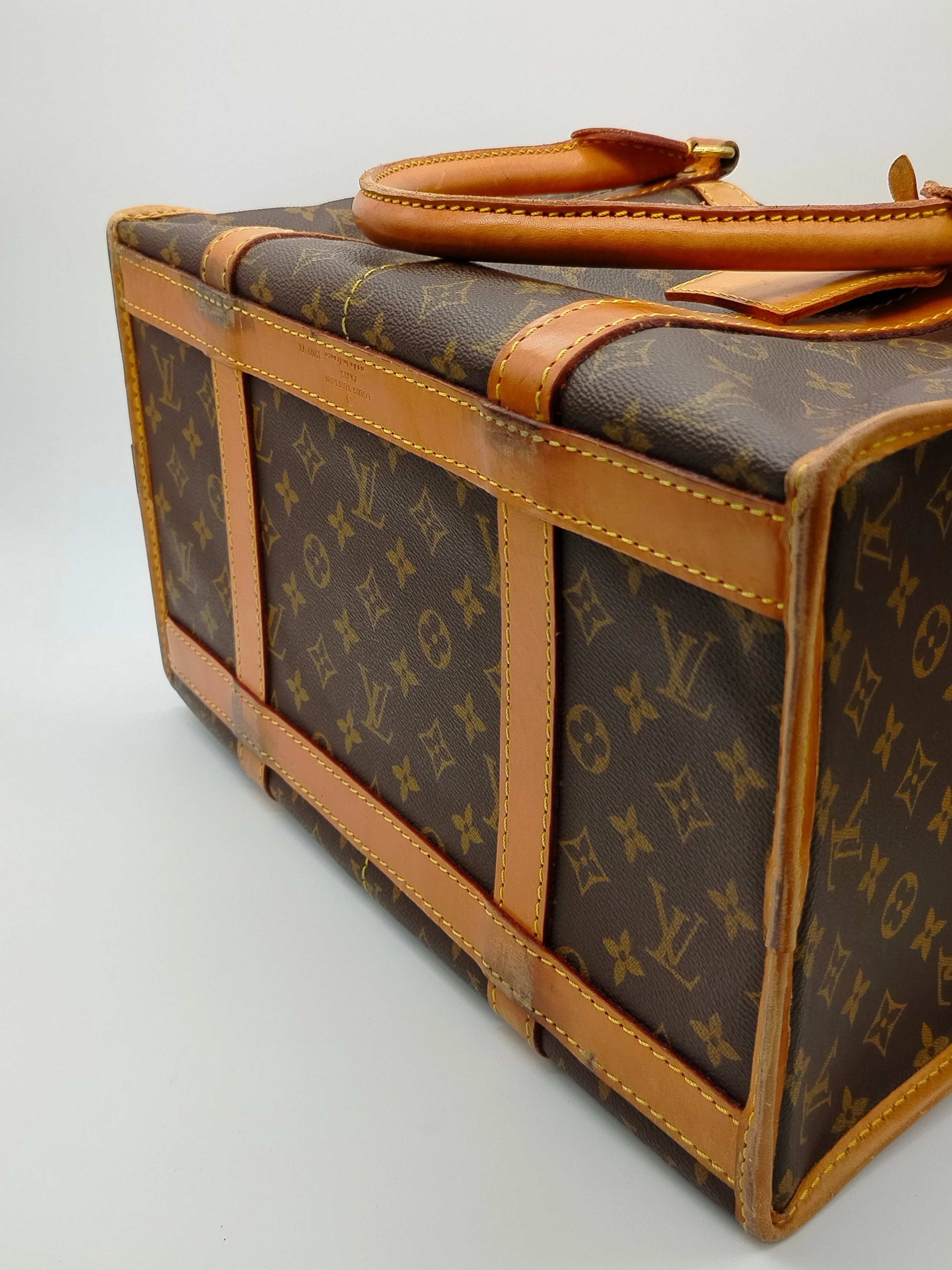 Louis Vuitton 50 Monogram Dog Carrier - '80s