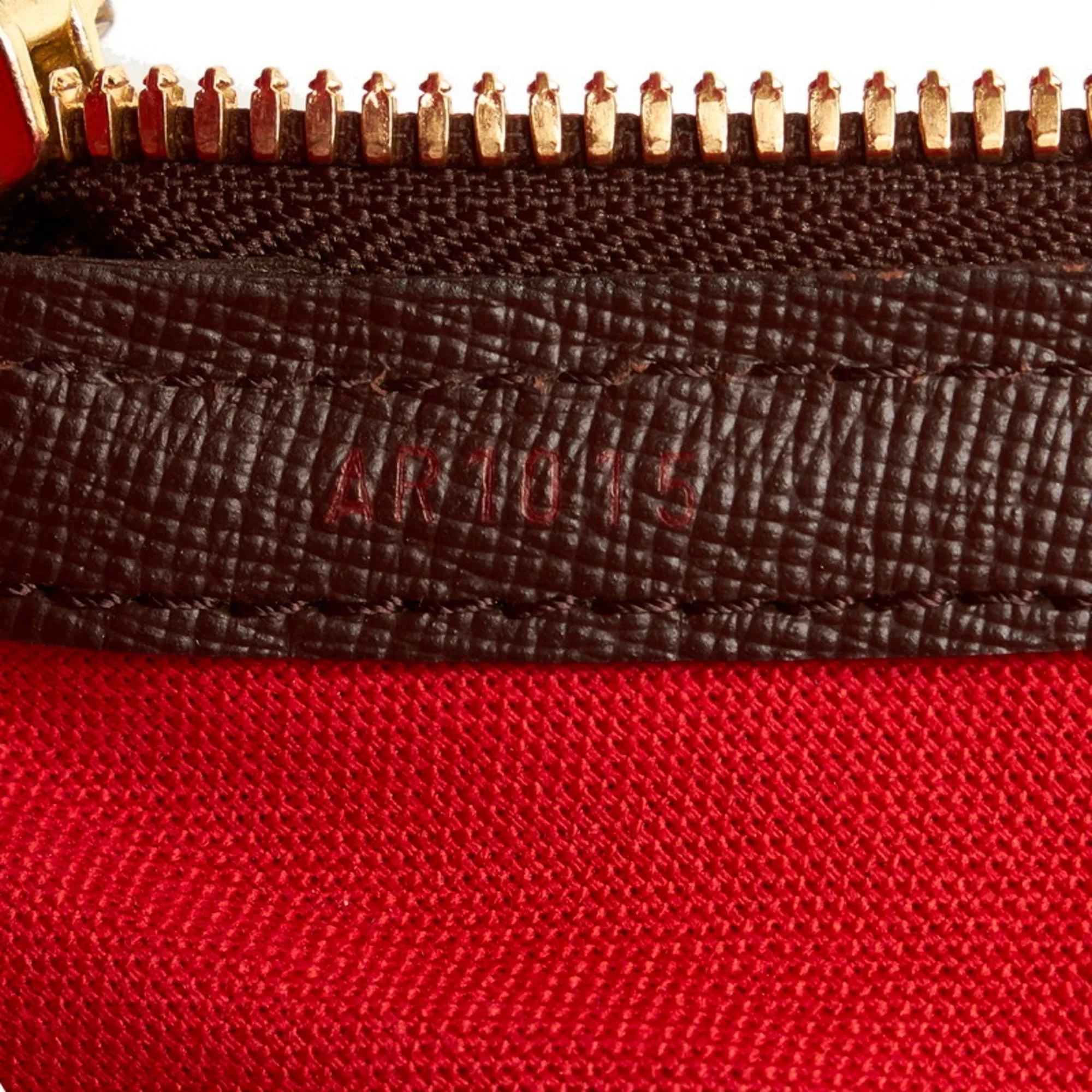 LOUIS VUITTON Damier Belem MM Handbag Shoulder Bag N51174 Brown PVC Leather Women's