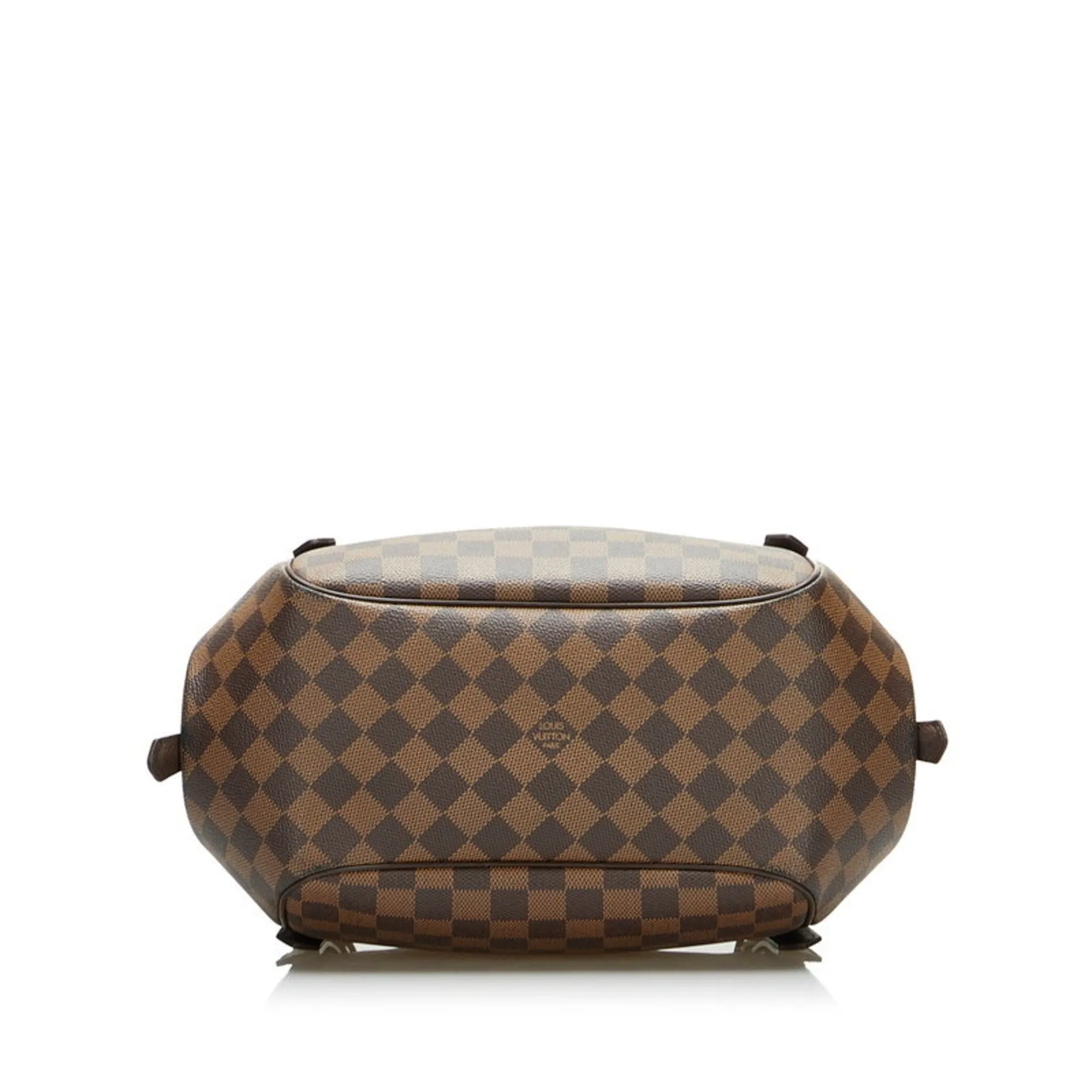 LOUIS VUITTON Damier Belem MM Handbag Shoulder Bag N51174 Brown PVC Leather Women's