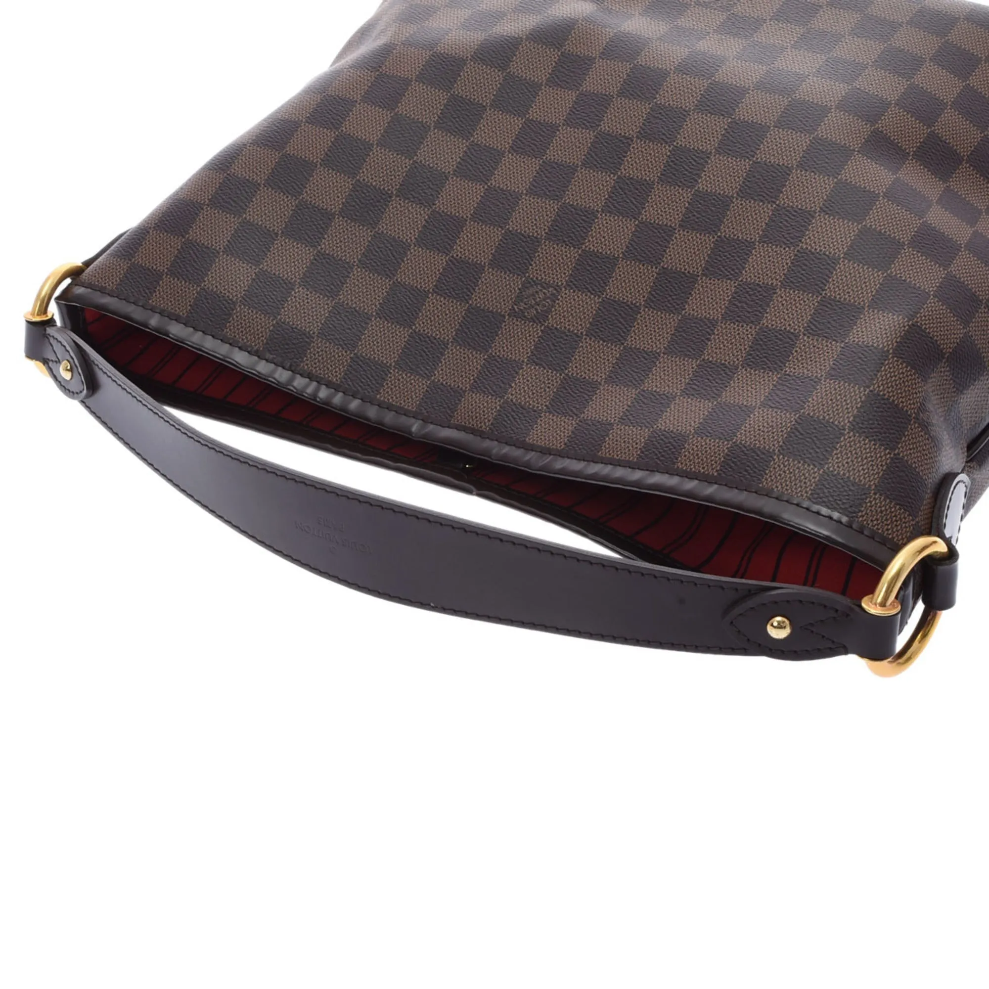 LOUIS VUITTON Damier Delightful PM Brown N41459 Ladies Canvas One Shoulder Bag