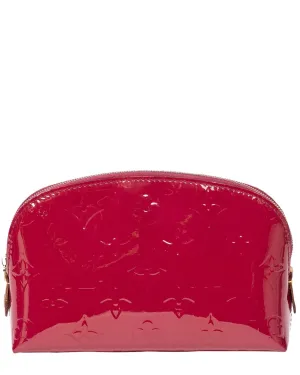 Louis Vuitton Indian Rose Monogram Vernis Leather Cosmetic Pouch (