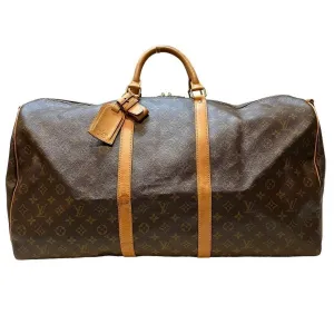 Louis Vuitton Keepall 60  Canvas Travel Bag ()