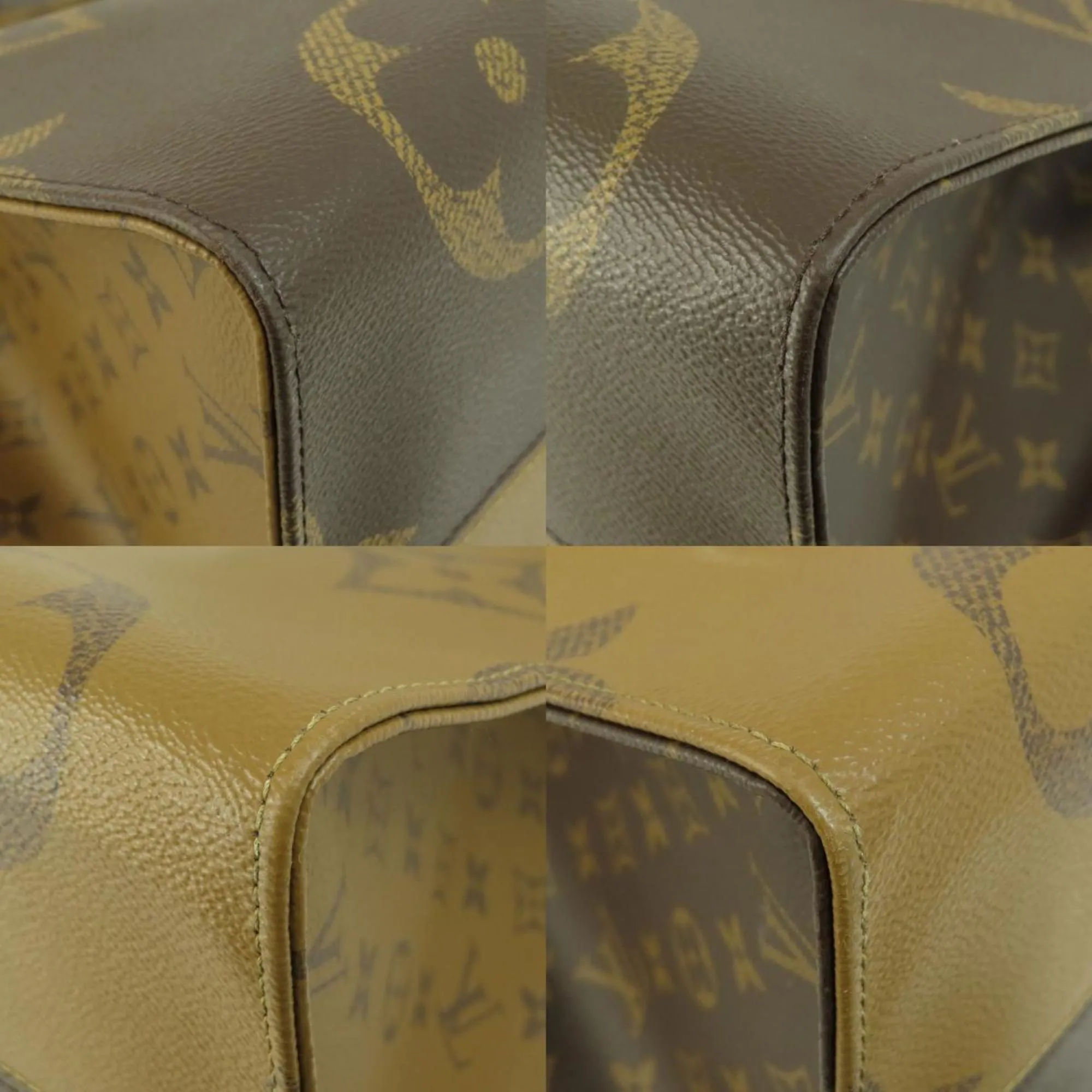 LOUIS VUITTON M44576 On The Go GM Giant Monogram Tote Bag Reverse Women's